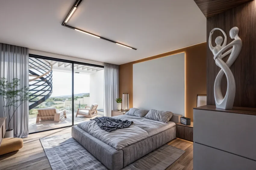 Lyxvilla med 4 sovrum, infinitypool, takterrass och privat trädgård