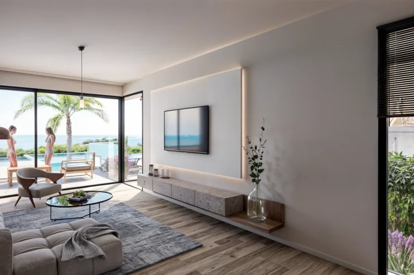 Lyxvilla med 4 sovrum, infinitypool, takterrass och privat trädgård