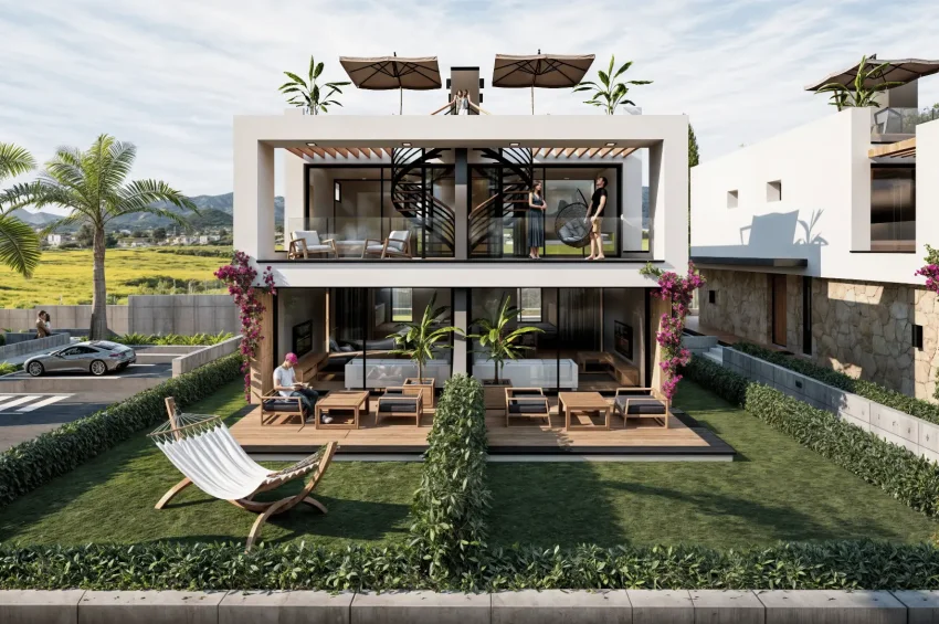 Lyxvilla med 4 sovrum, infinitypool, takterrass och privat trädgård