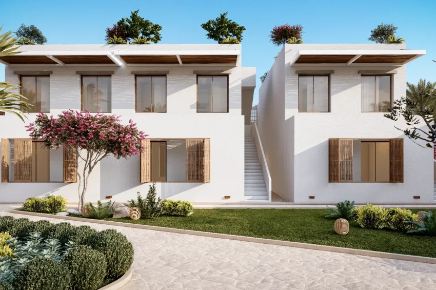 Denize Yürüme Mesafesinde 2+1 Daire Lapta'da Havuzlu Site İçerisinde