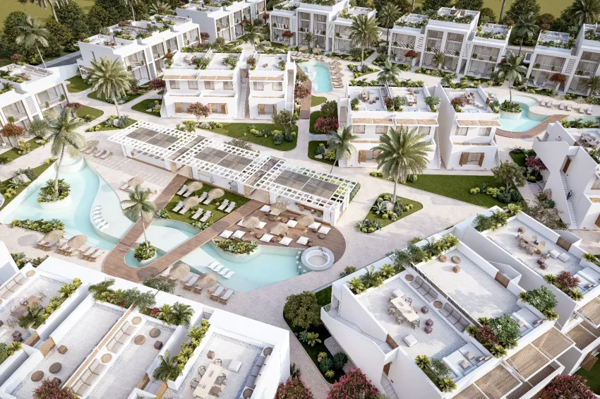 Denize Yürüme Mesafesinde 2+1 Daire Lapta'da Havuzlu Site İçerisinde