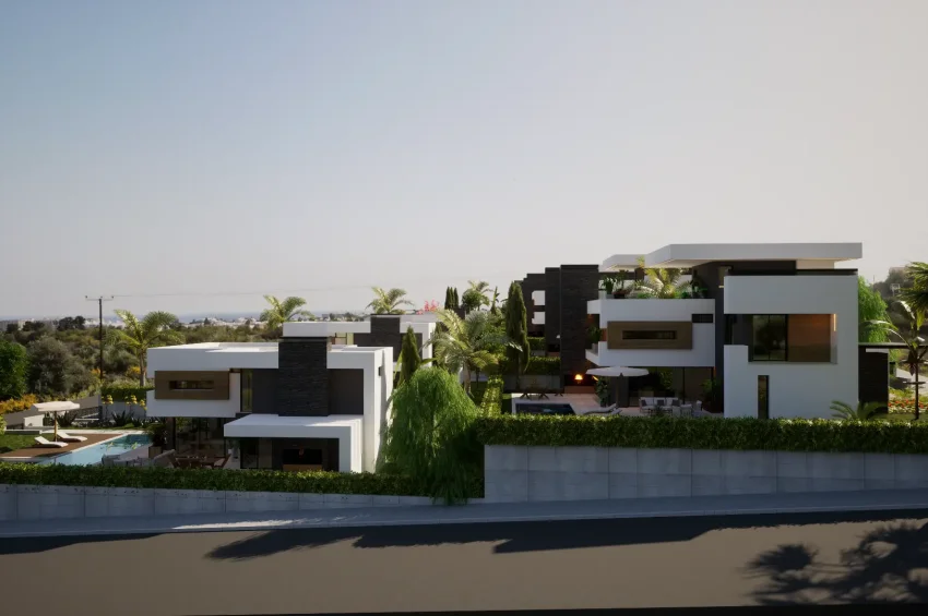 4 sovrum Villa i Edremit, Kyrenia, med bergs- och havsutsikt samt privat pool