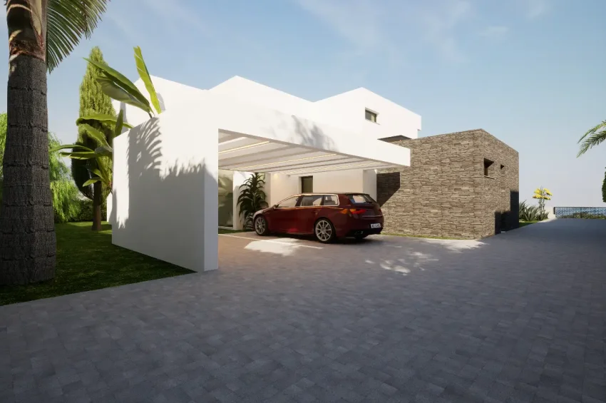 4 sovrum Villa i Edremit, Kyrenia, med bergs- och havsutsikt samt privat pool