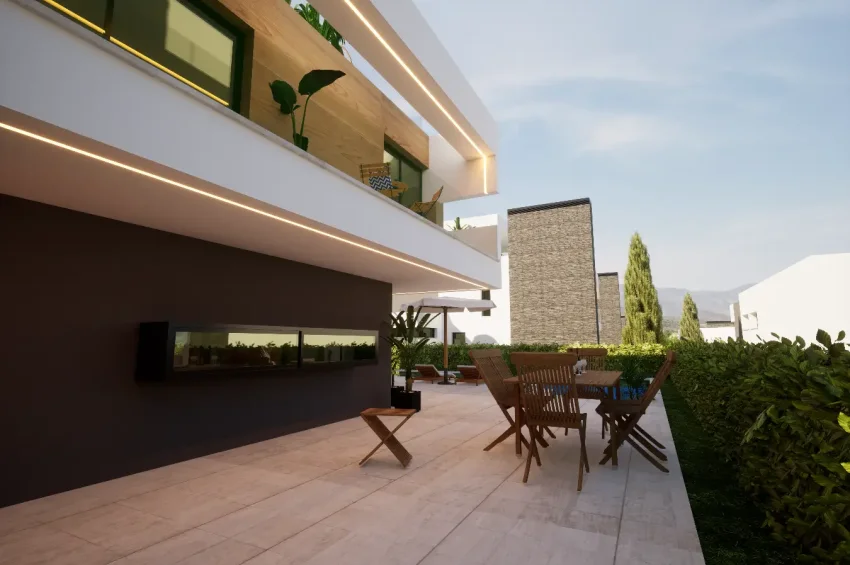 5 sovrum Villa i Edremit, Kyrenia, med bergs- och havsutsikt samt privat pool