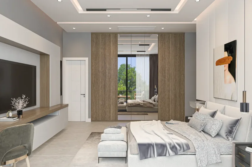 5 sovrum Villa i Edremit, Kyrenia, med bergs- och havsutsikt samt privat pool