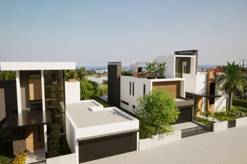 5 sovrum Villa i Edremit, Kyrenia, med bergs- och havsutsikt samt privat pool