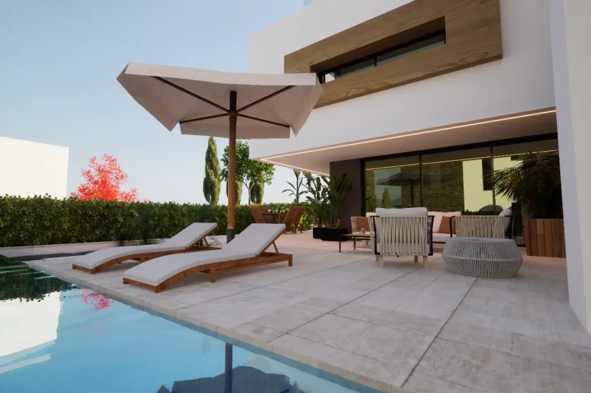 5 sovrum Villa i Edremit, Kyrenia, med bergs- och havsutsikt samt privat pool