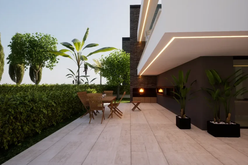 5 sovrum Villa i Edremit, Kyrenia, med bergs- och havsutsikt samt privat pool