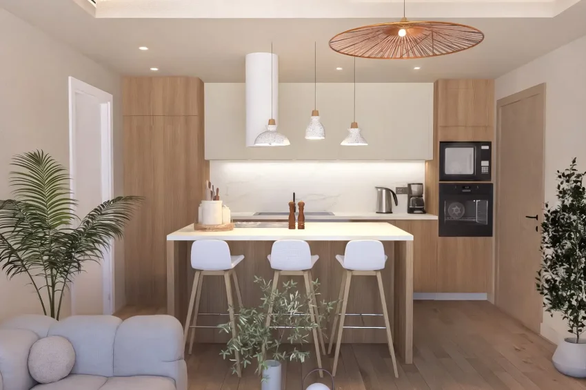 1 Schlafzimmer Wohnung in Karşıyaka, Kyrenia mit Meerblick und hohem Mietrenditepotenzial