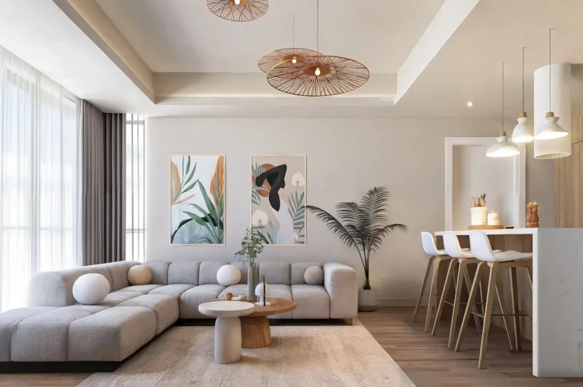 1 Schlafzimmer Wohnung in Karşıyaka, Kyrenia mit Meerblick und hohem Mietrenditepotenzial