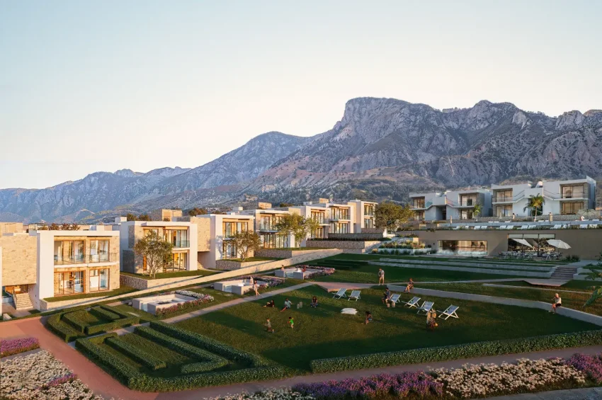 1 Schlafzimmer Wohnung in Karşıyaka, Kyrenia mit Meerblick und hohem Mietrenditepotenzial