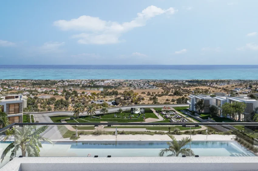 2-rumslägenhet i Karşıyaka, Kyrenia med havsutsikt och stark uthyrningspotential