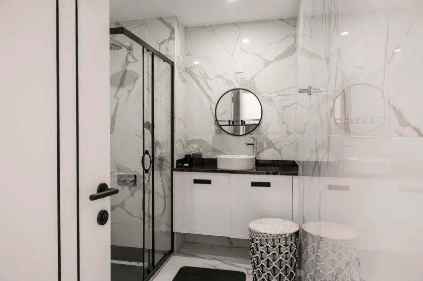 Studio-Penthouse-Wohnung in einer 5★ Wohnanlage in Karşıyaka, Kyrenia, fußläufig zum Meer