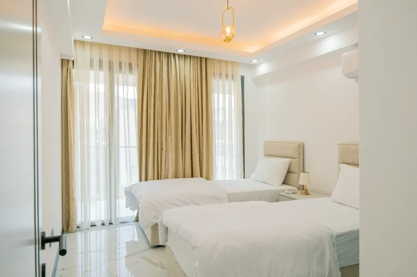2+1 Penthouse Daire, Çatı Teraslı, Denize Yürüme Mesafesinde, 5★ Kompleks İçerisinde