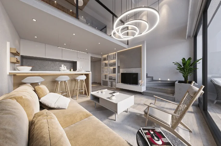 1 Schlafzimmer Loft Apartment in fußläufiger Entfernung zum Meer in einer 5★ Anlage
