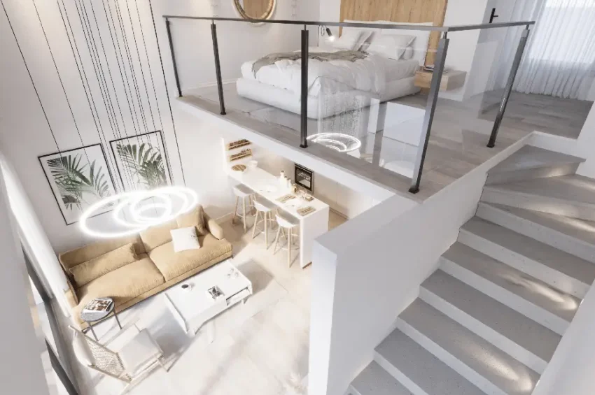 1 Schlafzimmer Loft Apartment in fußläufiger Entfernung zum Meer in einer 5★ Anlage