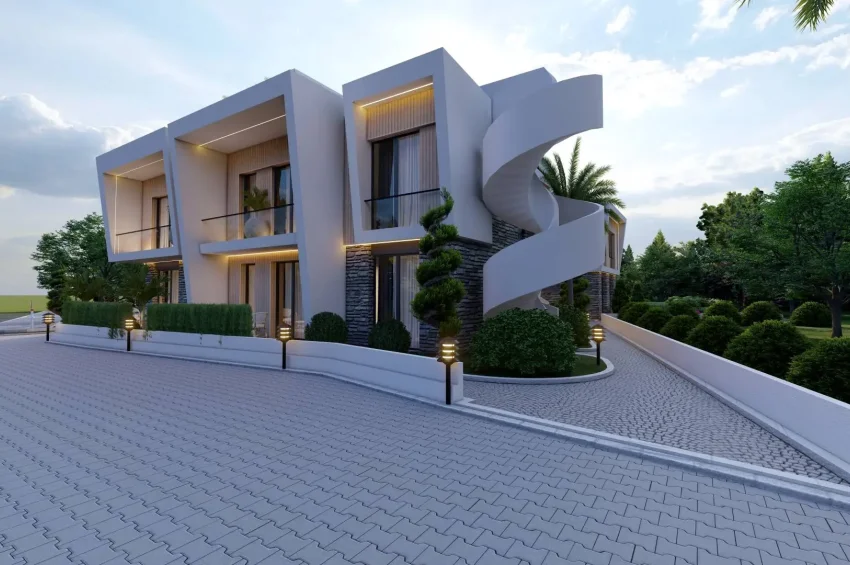Modern 3 Bedroom Apartment with Private Pool in a Gated Complex, Alsancak Kyrenia
