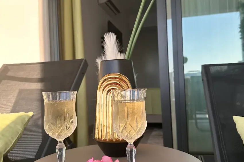 2 Schlafzimmer Erdgeschosswohnung mit Jacuzzi in Mykonos Homes, Bahçeli, Girne