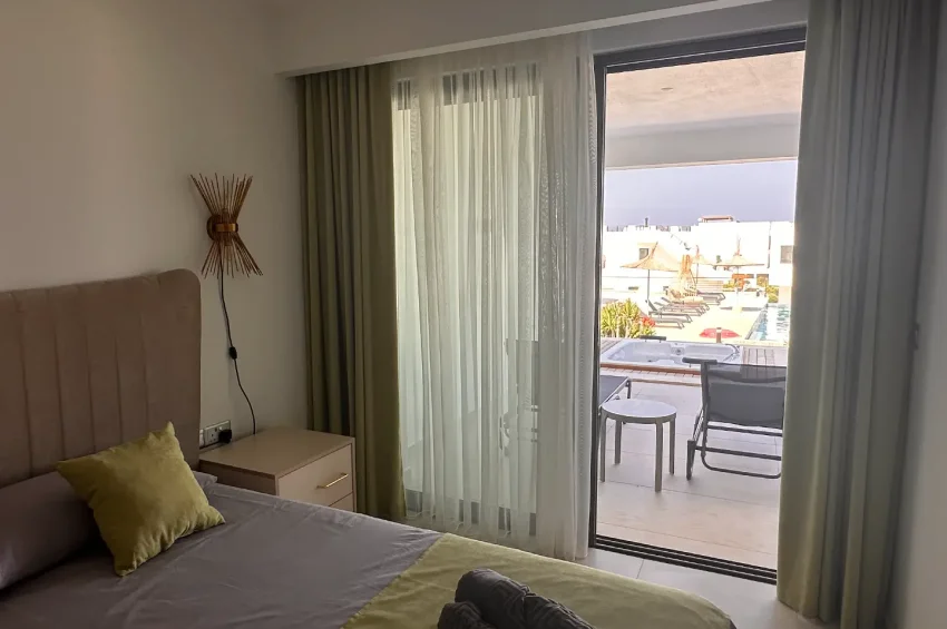 2 Schlafzimmer Erdgeschosswohnung mit Jacuzzi in Mykonos Homes, Bahçeli, Girne