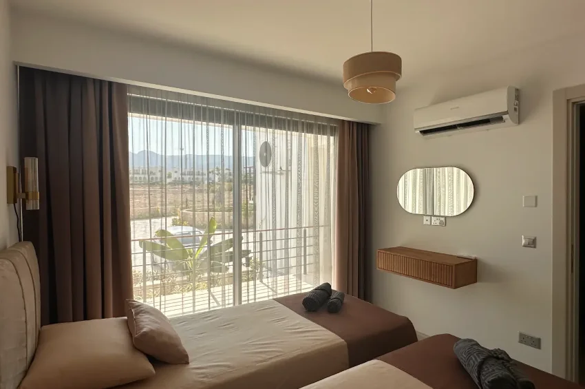 2 Schlafzimmer Erdgeschosswohnung mit Jacuzzi in Mykonos Homes, Bahçeli, Girne