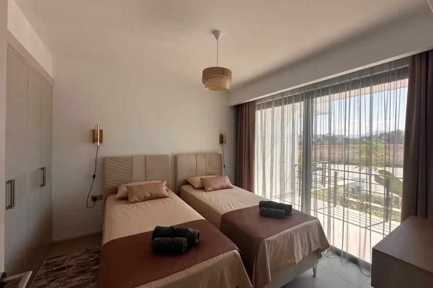 2 Schlafzimmer Erdgeschosswohnung mit Jacuzzi in Mykonos Homes, Bahçeli, Girne