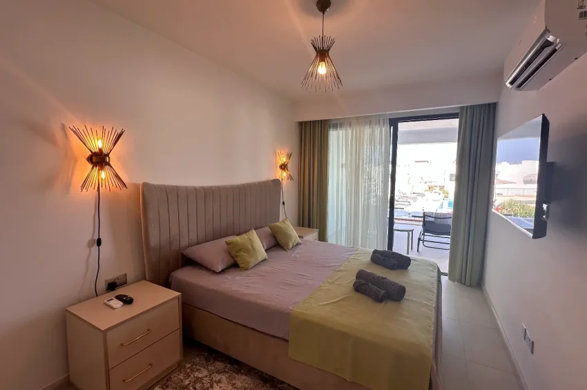 2 Schlafzimmer Erdgeschosswohnung mit Jacuzzi in Mykonos Homes, Bahçeli, Girne