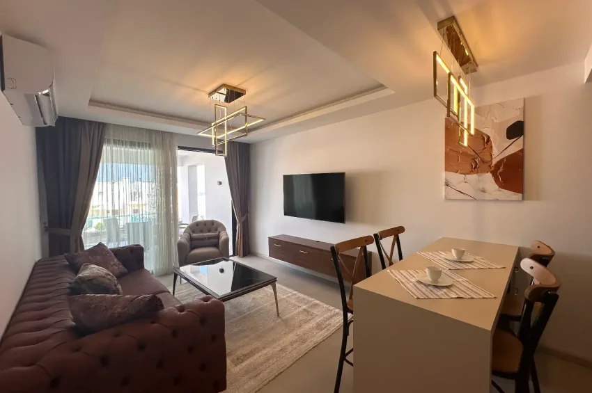 2 Schlafzimmer Erdgeschosswohnung mit Jacuzzi in Mykonos Homes, Bahçeli, Girne