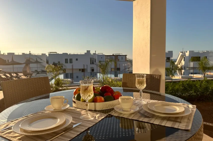 2 Schlafzimmer Erdgeschosswohnung mit Jacuzzi in Mykonos Homes, Bahçeli, Girne
