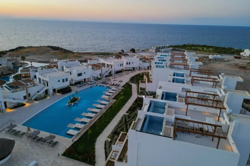 2 Schlafzimmer Erdgeschosswohnung mit Jacuzzi in Mykonos Homes, Bahçeli, Girne