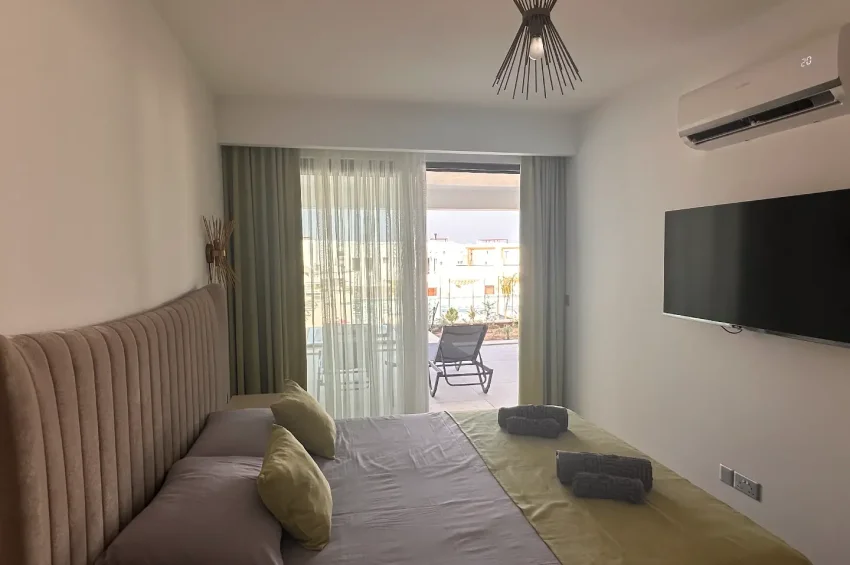 2 Schlafzimmer Erdgeschosswohnung mit Jacuzzi in Mykonos Homes, Bahçeli, Girne