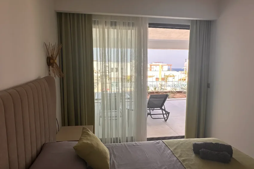 2 Schlafzimmer Erdgeschosswohnung mit Jacuzzi in Mykonos Homes, Bahçeli, Girne