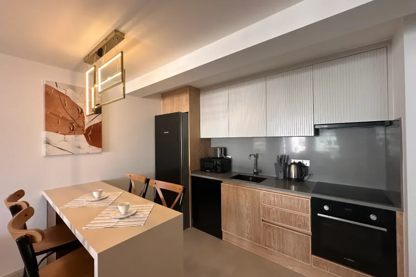 2 Schlafzimmer Erdgeschosswohnung mit Jacuzzi in Mykonos Homes, Bahçeli, Girne