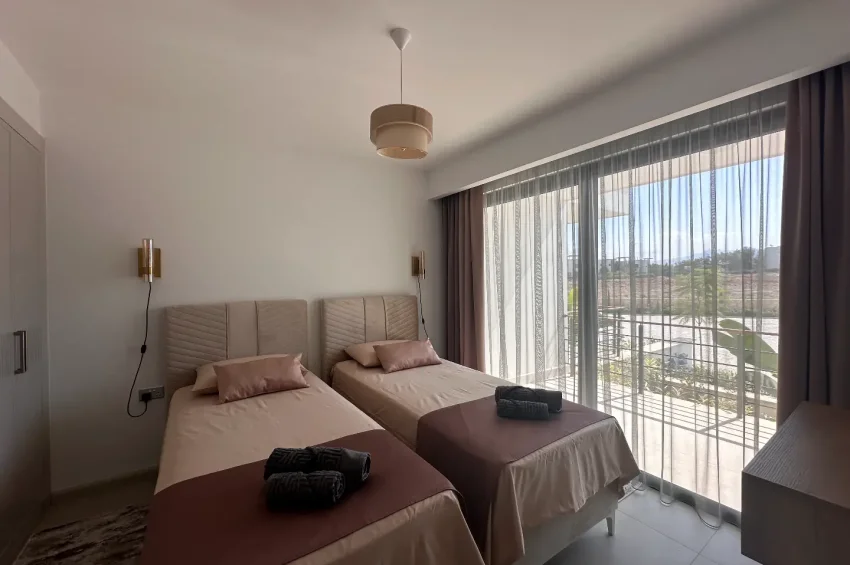 2 Schlafzimmer Erdgeschosswohnung mit Jacuzzi in Mykonos Homes, Bahçeli, Girne