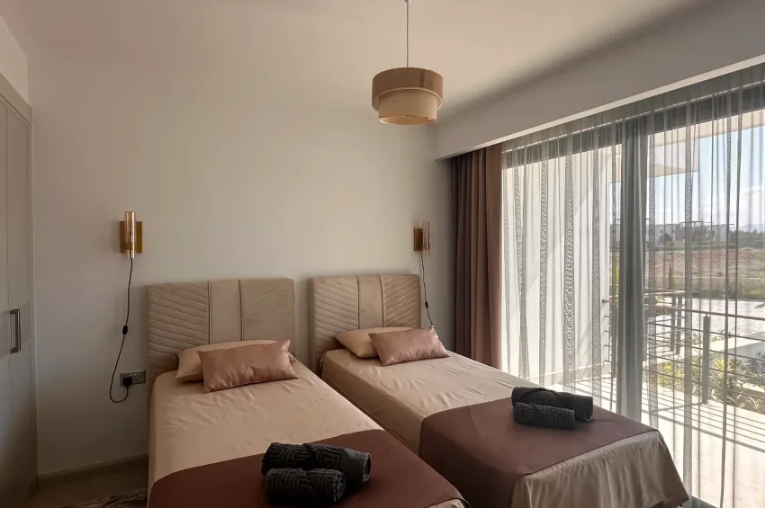2 Schlafzimmer Erdgeschosswohnung mit Jacuzzi in Mykonos Homes, Bahçeli, Girne