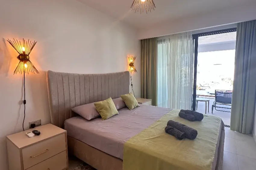 2 Schlafzimmer Erdgeschosswohnung mit Jacuzzi in Mykonos Homes, Bahçeli, Girne