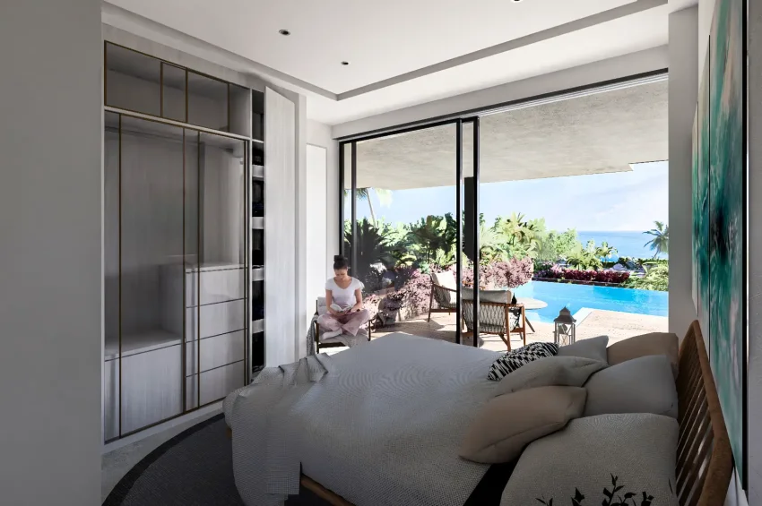 2 Yatak Odalı Zemin Kat Daire, Denize Yürüme Mesafesinde, Bahçeli'de Resort İçerisinde