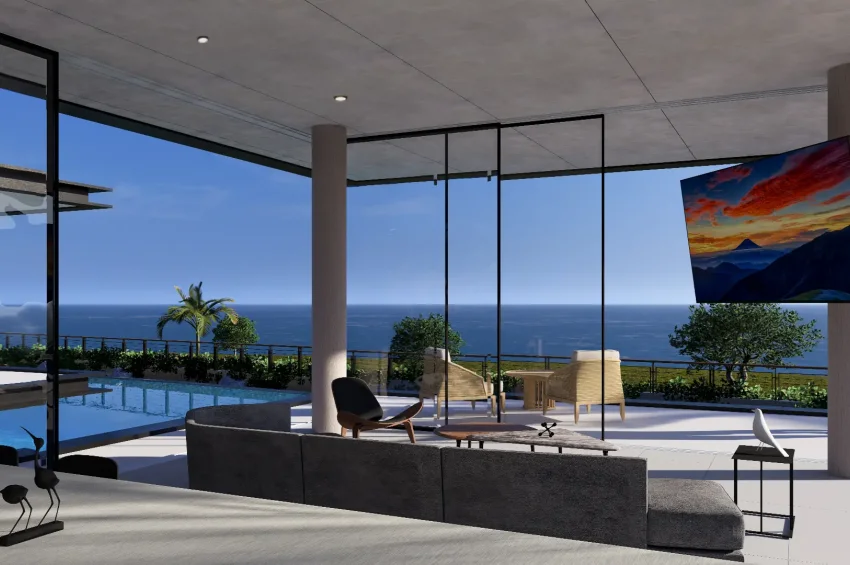 Bahçeli'de Resort İçerisinde, 3 Yatak Odalı Villa, Özel Havuzlu, Denize Yürüme Mesafesinde