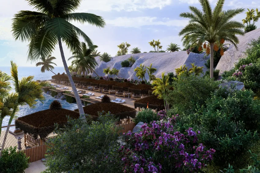 Bahçeli'de Resort İçerisinde, 3 Yatak Odalı Villa, Özel Havuzlu, Denize Yürüme Mesafesinde