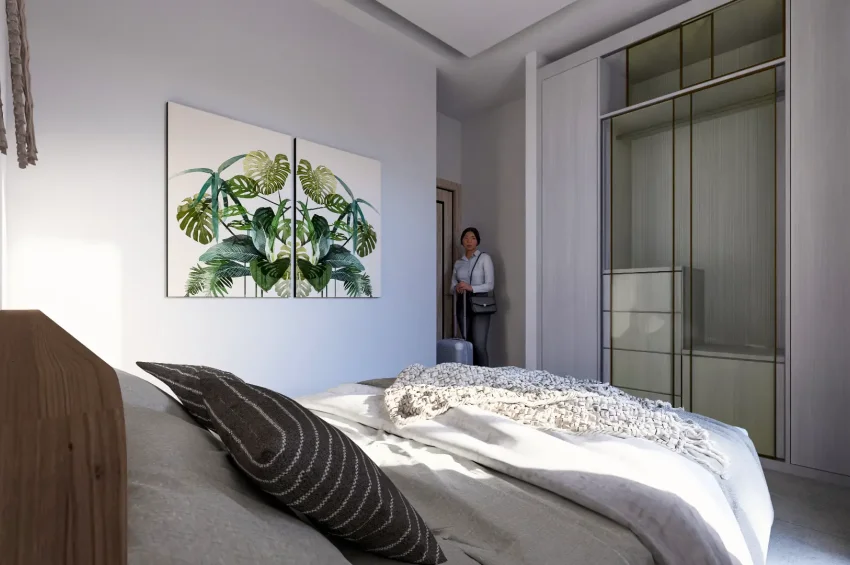 Bahçeli'de Resort İçerisinde, 3 Yatak Odalı Villa, Özel Havuzlu, Denize Yürüme Mesafesinde