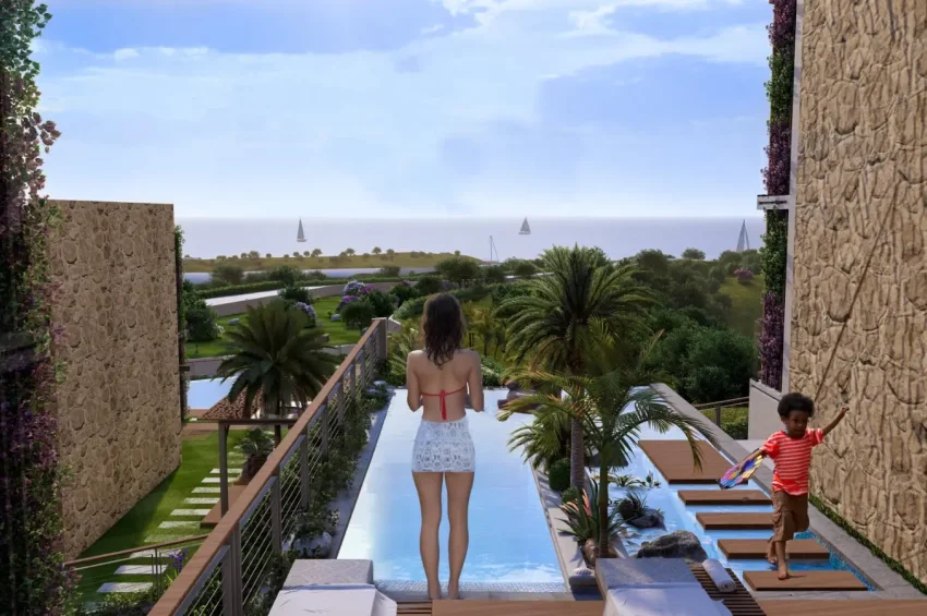 3 Bedroom Villa with Private Pool and Access to Resort Facilities in Bahçeli, Walking Distance to the Sea