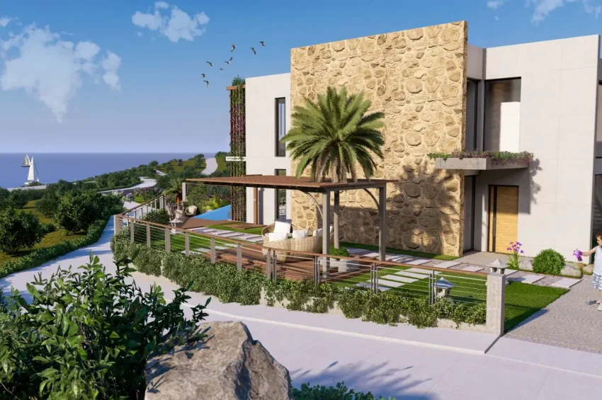 3 Bedroom Villa with Private Pool and Access to Resort Facilities in Bahçeli, Walking Distance to the Sea