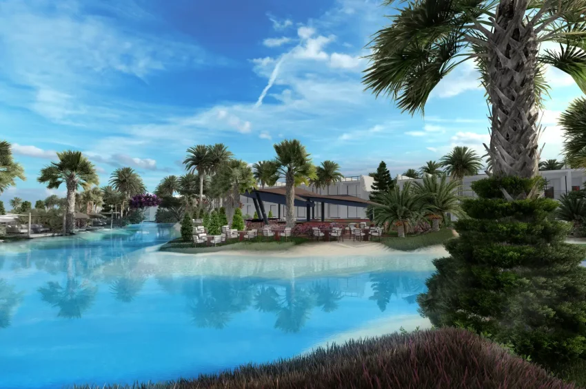 Studio-Penthouse-Wohnung in einem einzigartigen Resort in Tatlısu