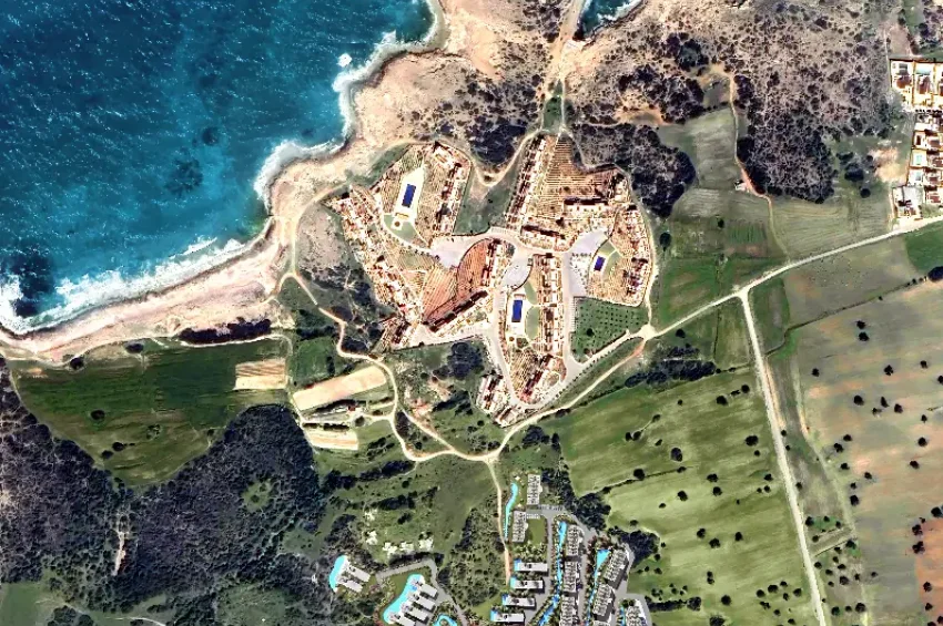 Studio-Penthouse-Wohnung in einem einzigartigen Resort in Tatlısu