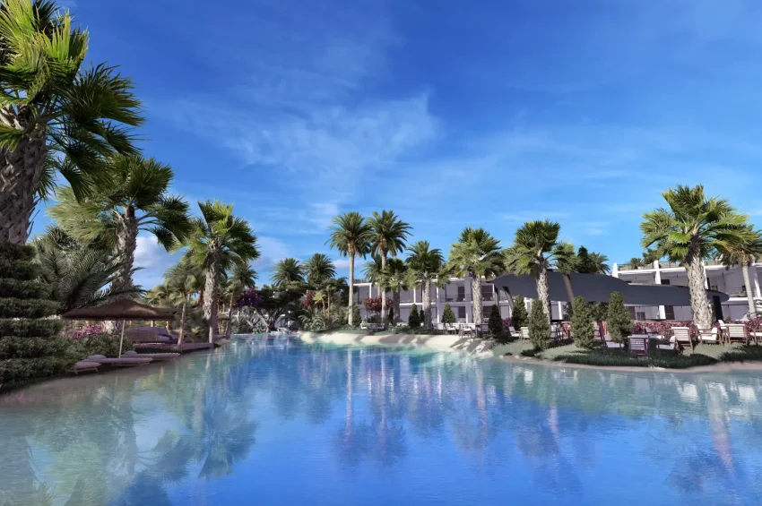 Studio-Penthouse-Wohnung in einem einzigartigen Resort in Tatlısu