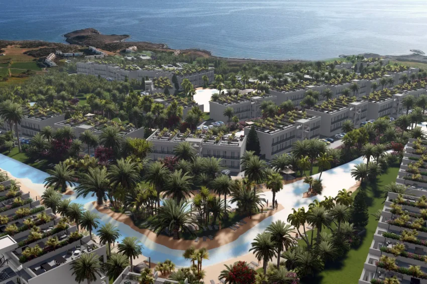 Studio-Penthouse-Wohnung in einem einzigartigen Resort in Tatlısu