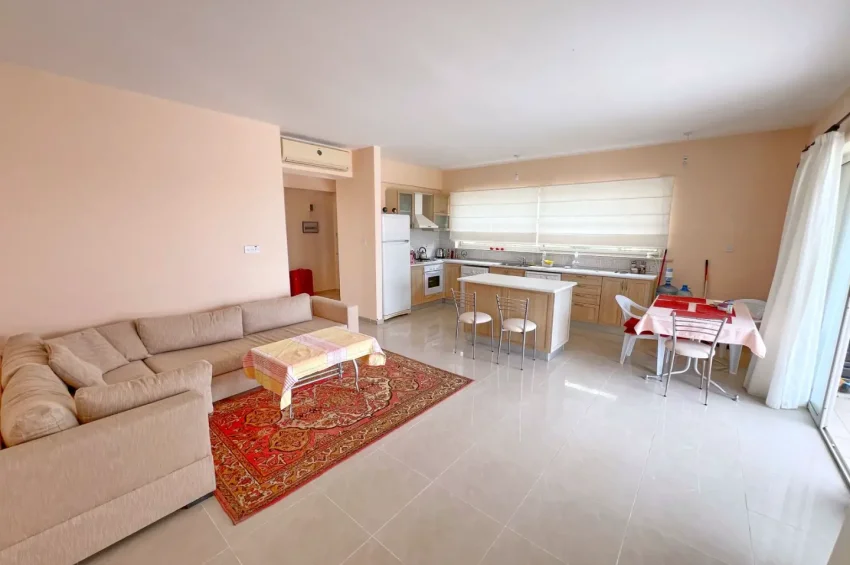 Tatlısu'da Deniz ve Dağ Manzaralı 3+1 Daire, Ortak Havuzlu