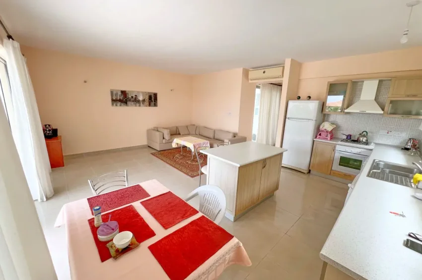Tatlısu'da Deniz ve Dağ Manzaralı 3+1 Daire, Ortak Havuzlu