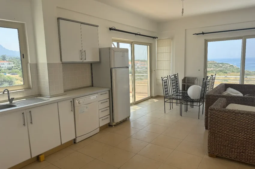 Esentepe’de Satılık 2 Yatak Odalı Penthouse, Çatı Terası, Kesintisiz Deniz Manzarası