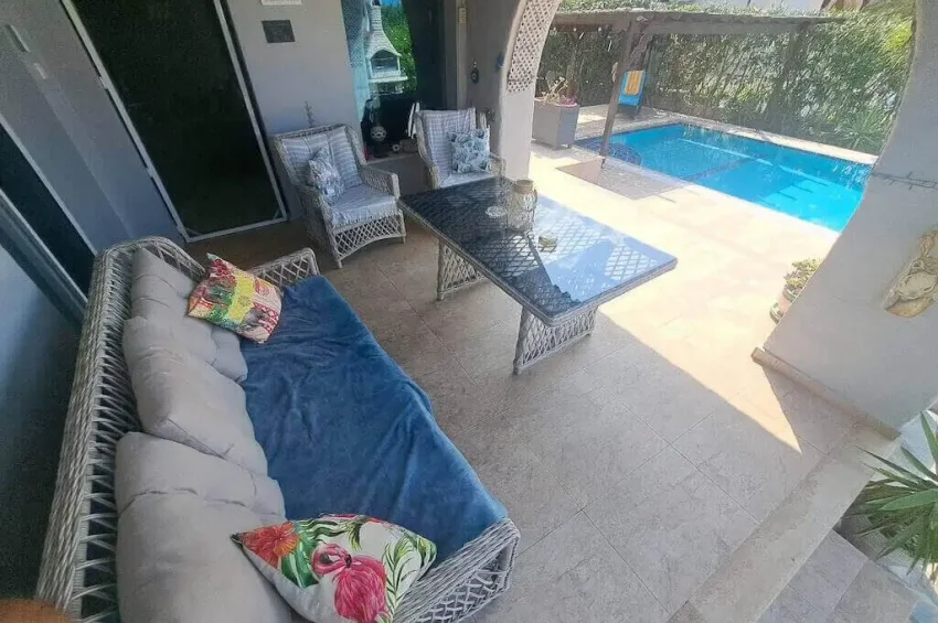 3-Bedroom Villa with Private Pool in Esentepe | Roof Terrace, Jacuzzi and Central Heating Infrastructure