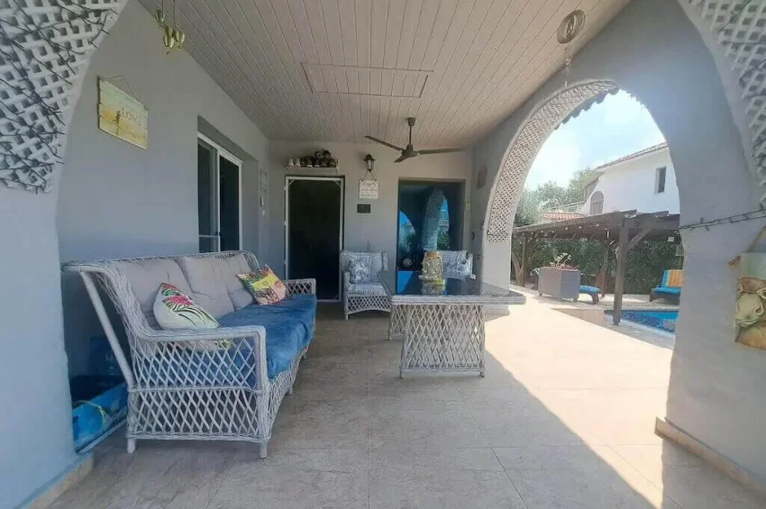 3-Bedroom Villa with Private Pool in Esentepe | Roof Terrace, Jacuzzi and Central Heating Infrastructure